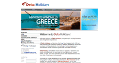 Desktop Screenshot of deltaholidays.com.au
